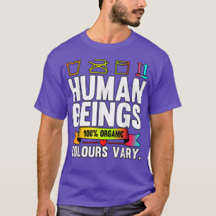 Menschen 100 Bio Farben Vary LGBT Pride T-Shirt