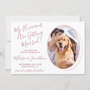Menschen bekommen verheiratetes Foto Begleiter Hoc Save The Date