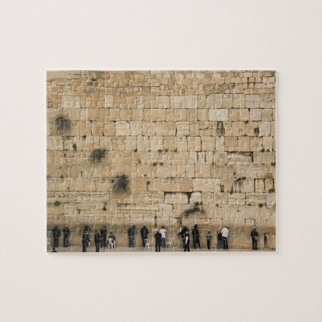 Menschen beten an der wütenden Mauer (Horizontal)