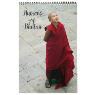 Menschen der bhutanischen Fotografie Kalender