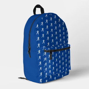 Menschen, die eine Silhouette von HeartBeat Line B Bedruckter Rucksack