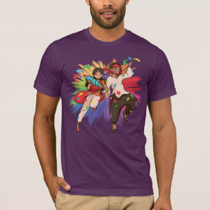 Menschen, die mit Paint für Holi geplagt haben T-Shirt
