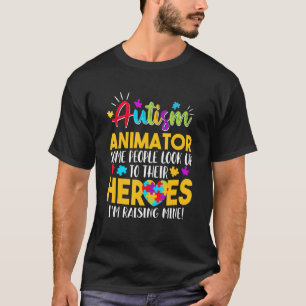 Menschen, die sich für Autismus engagieren, schaue T-Shirt
