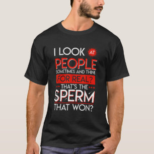Menschen die Spermien, die erwachsenen Humor Sarca T-Shirt