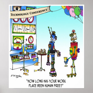 Menschen-freier Arbeitsplatz Poster