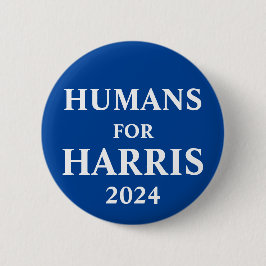 Menschen für Harris Button