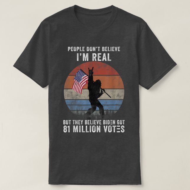 Menschen glauben nicht, dass ich echt bin, aber si T-Shirt (Design vorne)