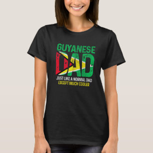 Menschen guyanischer Vater wie normaler Vater auße T-Shirt