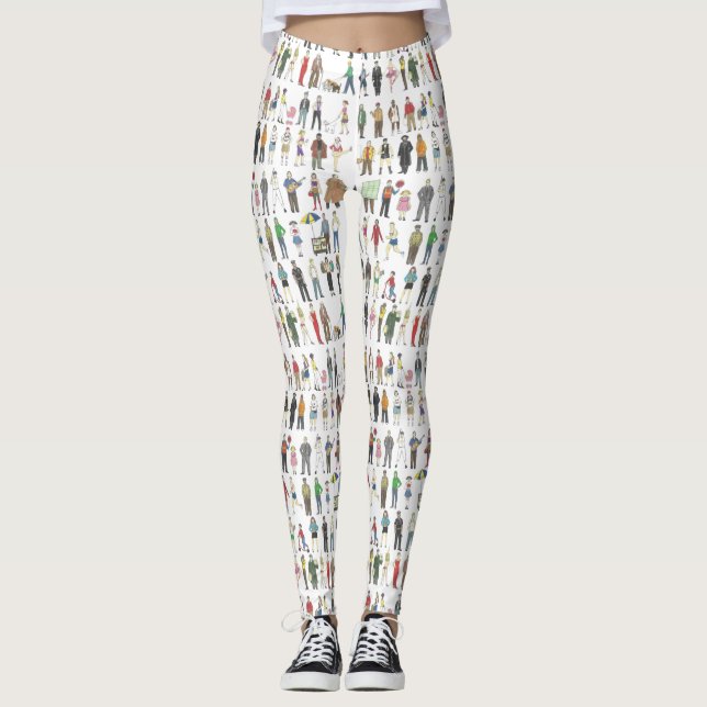 Menschen in den Leggings (Vorderseite)