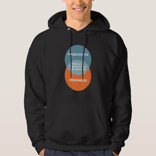 Menschen in weit entfernten Beziehungen Sprichwort Hoodie (Vorderseite)