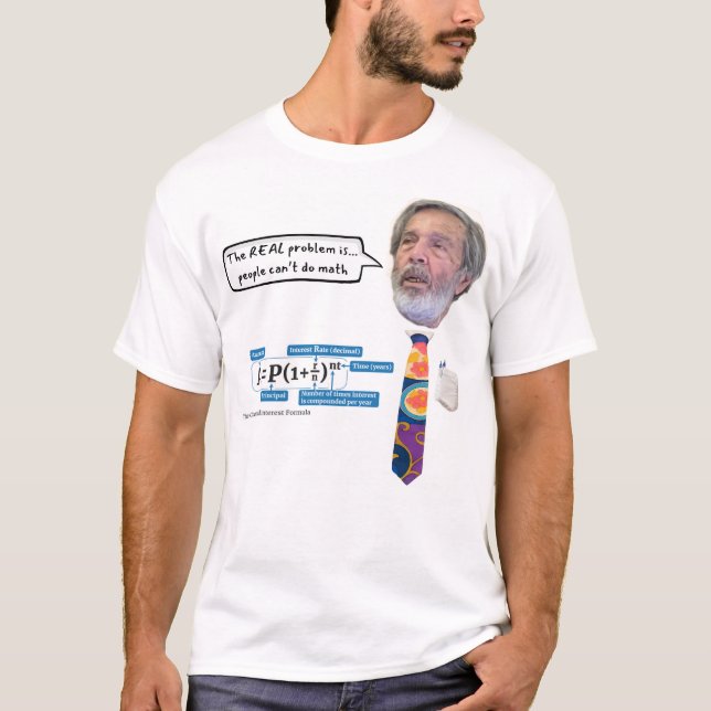 Menschen können nicht rechnen T-Shirt (Vorderseite)