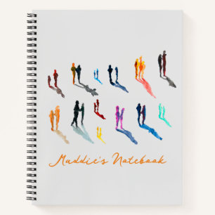 Menschen Kunst in Aquarellkunst Notizbuch