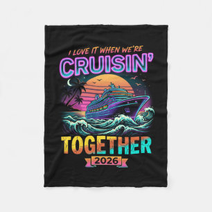 Menschen lieben es, wenn sie gemeinsam cruisen 202 fleecedecke