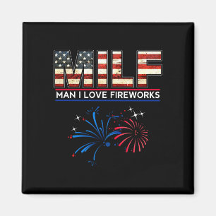 Menschen lieben lustige amerikanische patriotische magnet