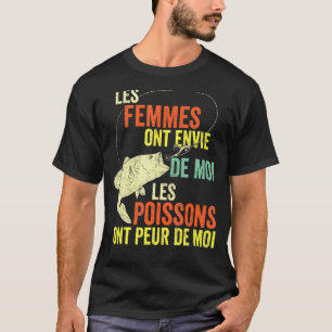 Menschen lieben mich, Fische fürchten mich auf Fra T-Shirt