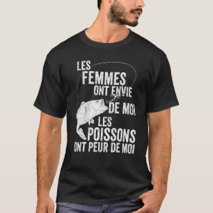 Menschen lieben mich, Fische fürchten mich auf Fra T-Shirt
