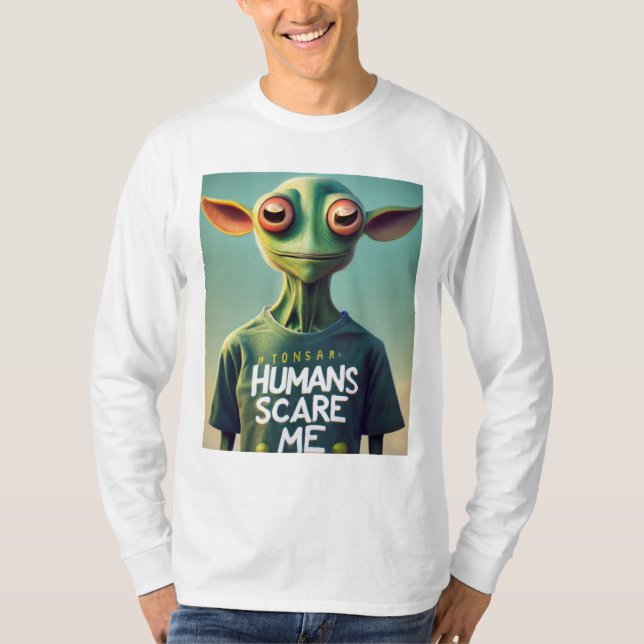 Menschen machen mir Angst T-Shirt (Vorderseite)