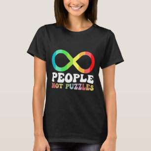 Menschen nicht rätseln Autismus Bewusstsein Neurov T-Shirt