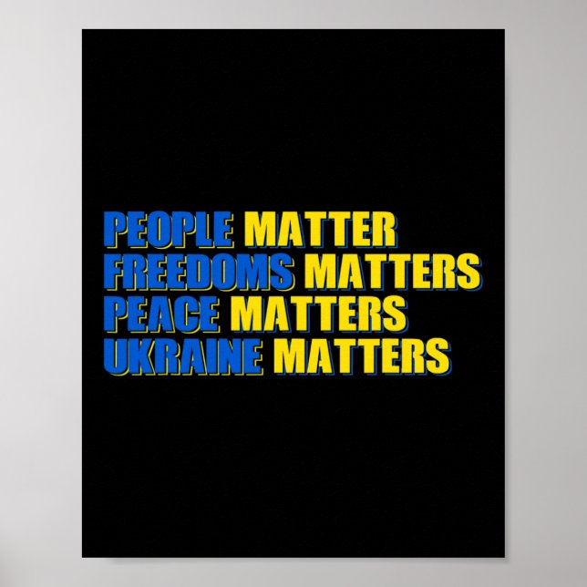 Menschen Problem Freiheiten Probleme Frieden Probl Poster (Vorne)