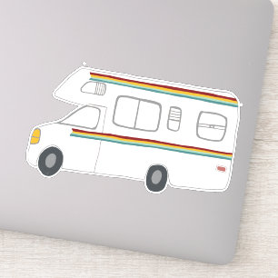 Menschen-Regenbogen RV-Sonnenuntergang Motorhome Aufkleber