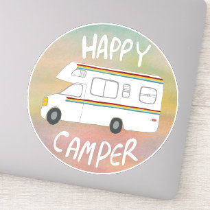 Menschen-Regenbogen RV-Sonnenuntergang Motorhome Aufkleber
