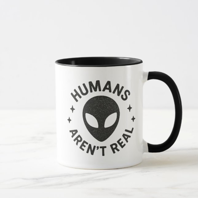 Menschen sind nicht real tasse (Rechts)
