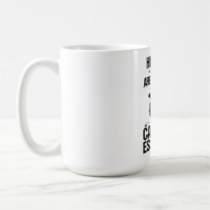 Menschen sind optional Katzen sind essentiell Dark Kaffeetasse