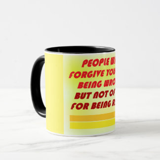 Menschen verzeihen glückliche Gefühle spirituell Tasse