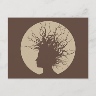 Menschenbaum Postkarte