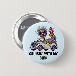 Menschenfahren Button