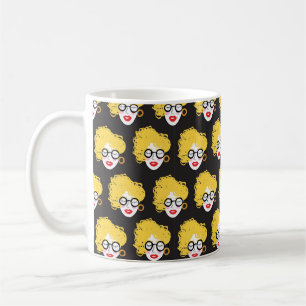 Menschenmenge, niedlicher Hintergrund Kaffeetasse