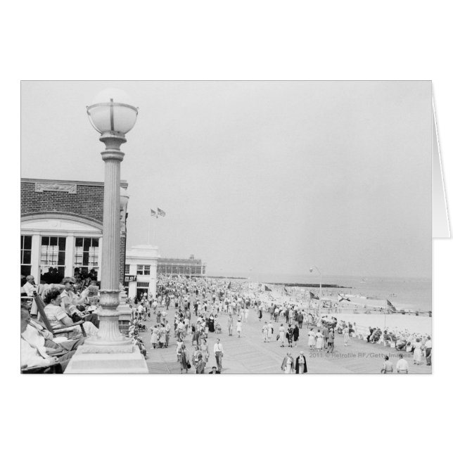 Menschenmengen auf der Esplanade (Vorderseite (Horizontal))