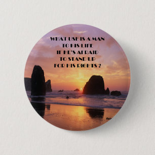 Menschenrechte Button