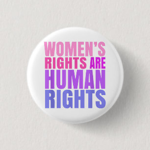 Menschenrechte Frauenrechte Button