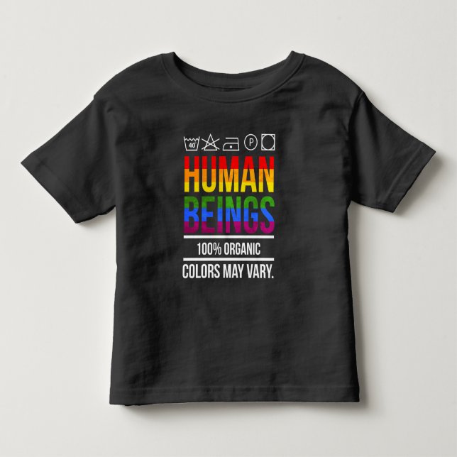Menschenrechte Gleichberechtigung Unterstützung vo Kleinkind T-shirt (Vorderseite)