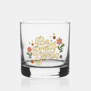 Menschenrechte Motivationszitate Farbige Blumen Whiskyglas