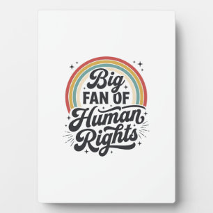 Menschenrechte Retro Regenbogen Vektor T-Shirt Des Fotoplatte