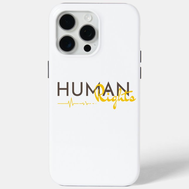 Menschenrechtspflege Case-Mate iPhone Hülle (Rückseite)