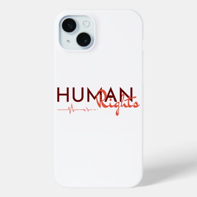 Menschenrechtspflege Case-Mate iPhone Hülle (Rückseite)