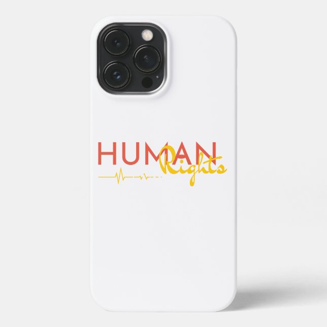 Menschenrechtspflege iPhone 13 Pro Max Hülle (Rückseite)