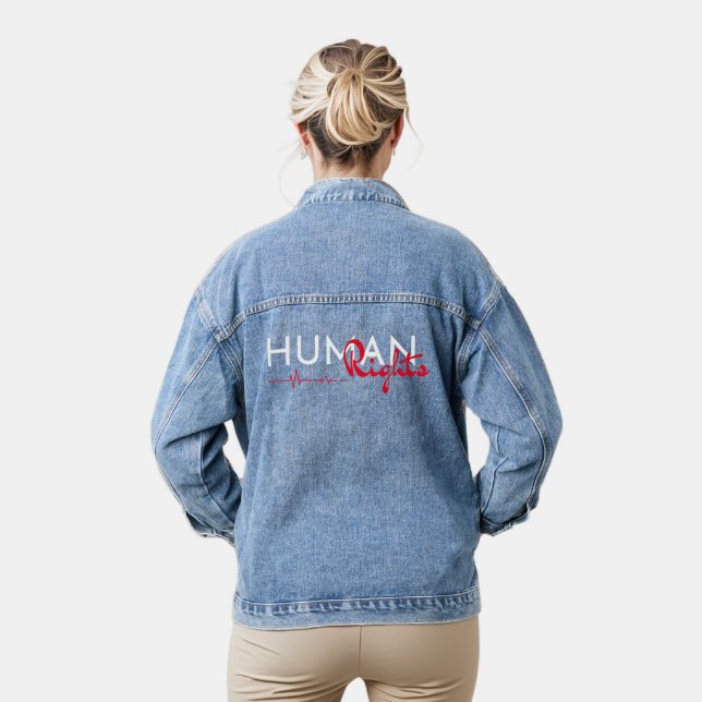 Menschenrechtspflege Jeansjacke (Modell)