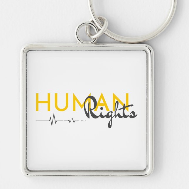 Menschenrechtspflege Schlüsselanhänger (Vorne)
