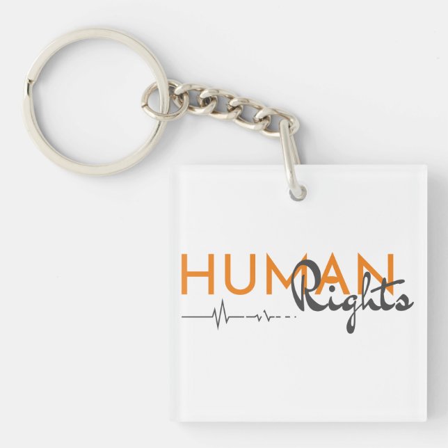 Menschenrechtspflege Schlüsselanhänger (Vorderseite)