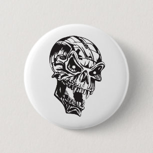 Menschenschädel Button