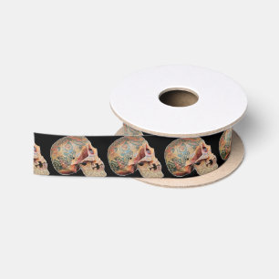 Menschenschädel Satinband