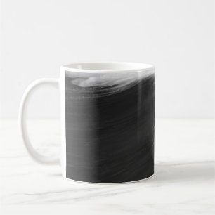 MENSCHENSCHIRM AUF GROSSEN WELLEN KAFFEETASSE