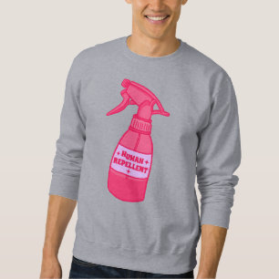 Menschensprayflasche mit frechem Humor Sweatshirt
