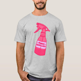 Menschensprayflasche mit frechem Humor T-Shirt