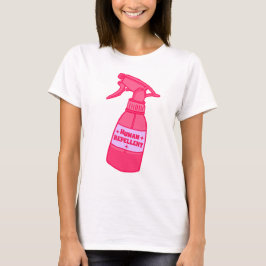 Menschensprayflasche mit frechem Humor T-Shirt
