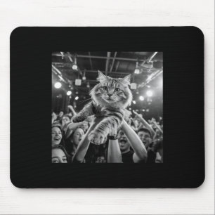 Menschentrauben-Katze Lustiges Konzert Meme Party Mousepad